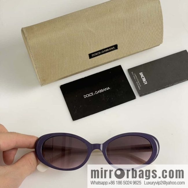 DOLCE & GABBANA Dolce & Gabbana small oval sunglasses - Image 2