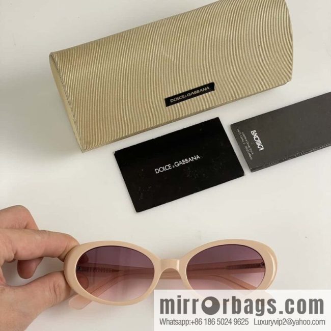 DOLCE & GABBANA Dolce & Gabbana small oval sunglasses - Image 3