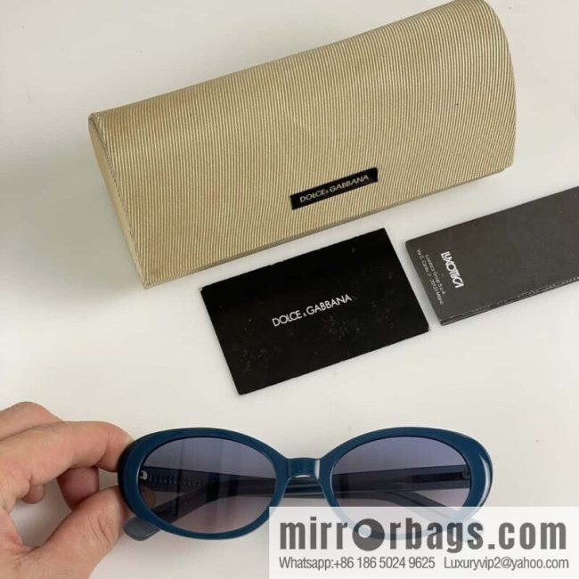 DOLCE & GABBANA Dolce & Gabbana small oval sunglasses - Image 5