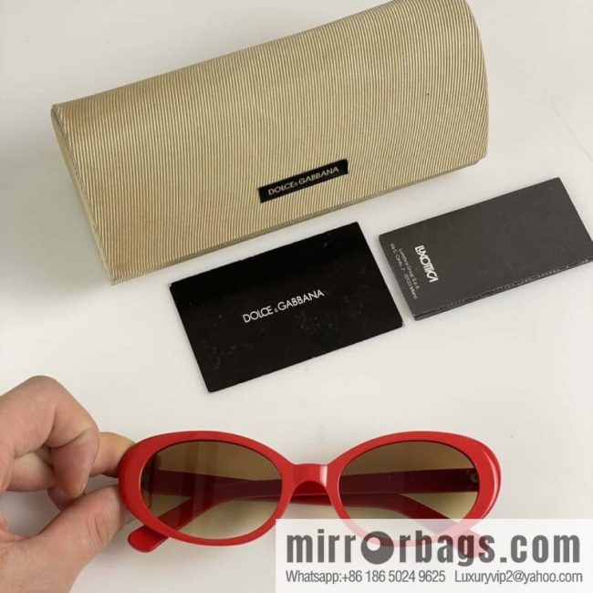 DOLCE & GABBANA Dolce & Gabbana small oval sunglasses - Image 6