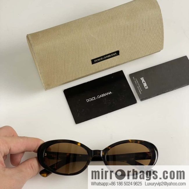 DOLCE & GABBANA Dolce & Gabbana small oval sunglasses - Image 7