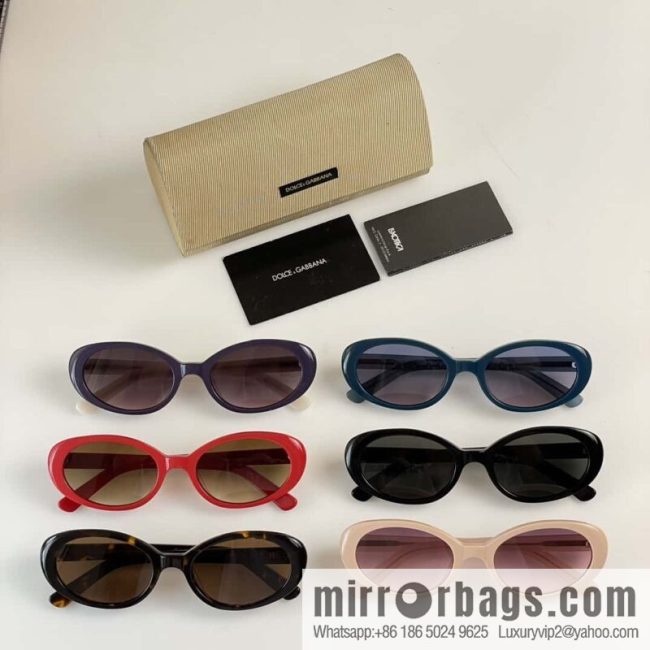 DOLCE & GABBANA Dolce & Gabbana small oval sunglasses