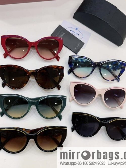 Prada round frame women\'s sunglasses