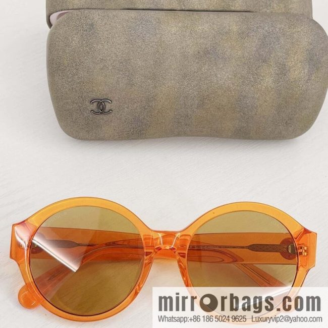 Chanel round plate women\'s sunglasses - Image 5