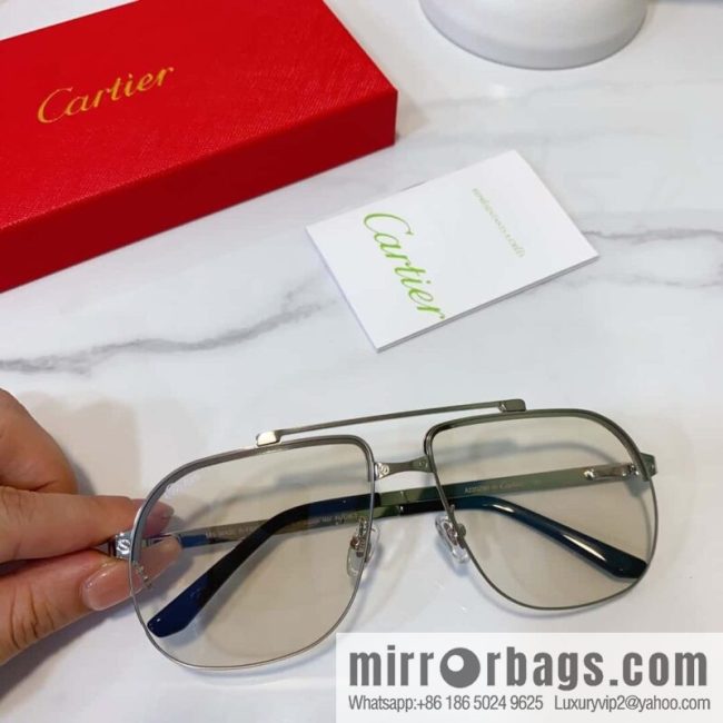 Cartier Cartier half-frame unisex sunglasses - Image 5