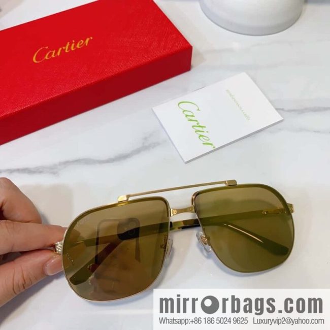 Cartier Cartier half-frame unisex sunglasses - Image 8