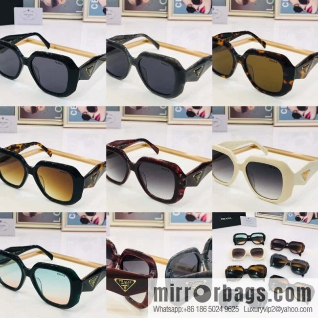 Prada large frame unisex sunglasses