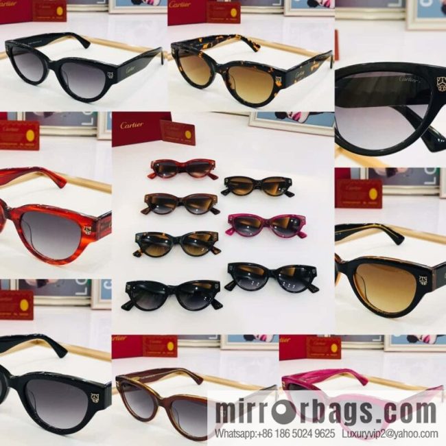 Cartier Cartier Electroplating Process Unisex Sunglasses