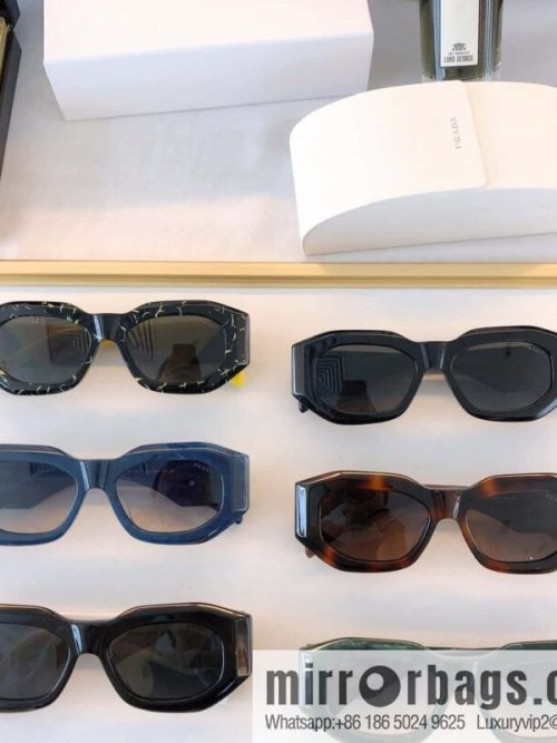 Prada three-dimensional frame unisex sunglasses