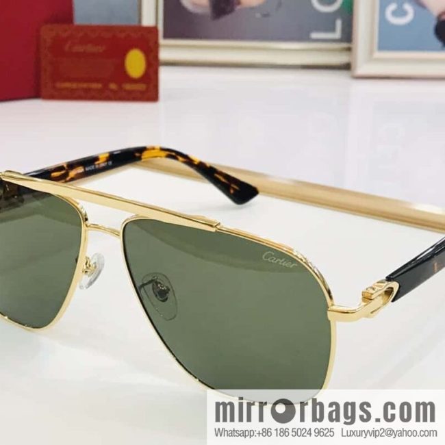 Cartier Cartier Electroplating Process Unisex Sunglasses - Image 7