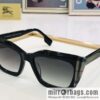 Burberry color matching plate frame unisex sunglasses