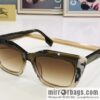 Burberry color matching plate frame unisex sunglasses