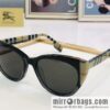 Burberry color matching plate frame unisex sunglasses