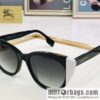 Burberry color matching plate frame unisex sunglasses