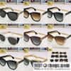 Burberry color matching plate frame unisex sunglasses
