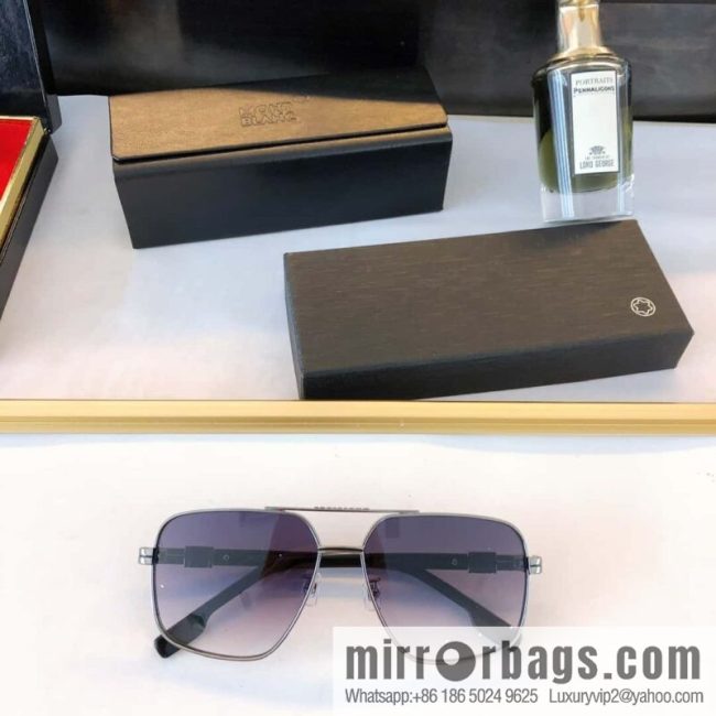 MONT BLANC Montblanc Square Men\'s Sunglasses - Image 4