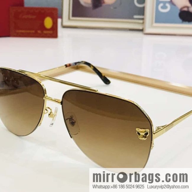 Cartier fashion casual unisex sunglasses - Image 3