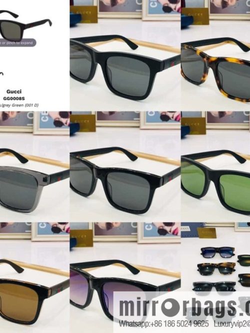 GUCCI Gucci Plate Frame Men\'s Sunglasses