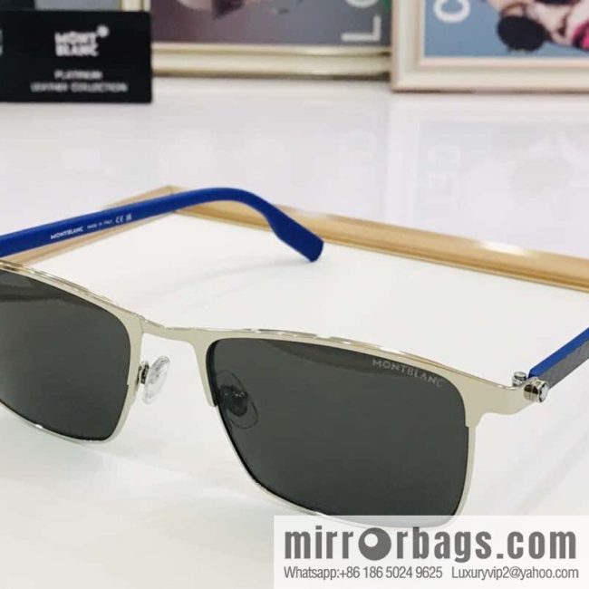 MONT BLANC Mont Blanc Carbon Fiber Legs Men\'s Sunglasses - Image 4