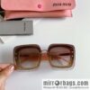 MIUMIU Miu flash piece square frame large frame women\'s sunglasses