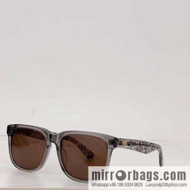 Armani Classic Plate Frame Unisex Sunglasses - Image 2