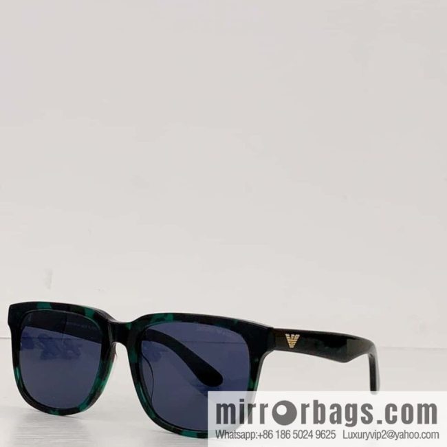Armani Classic Plate Frame Unisex Sunglasses - Image 4