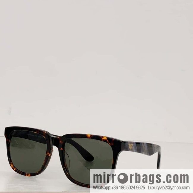 Armani Classic Plate Frame Unisex Sunglasses - Image 6