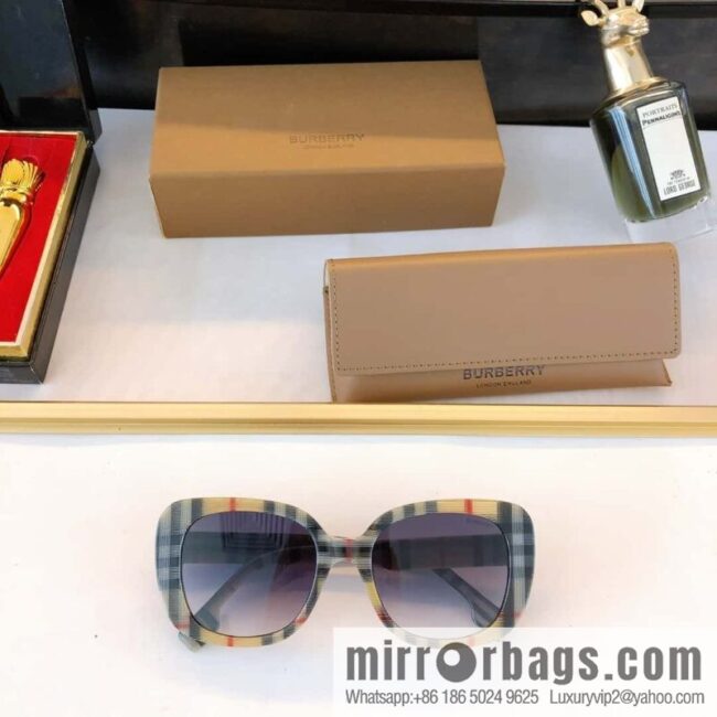 Burberry classic plaid women\'s sunglasses