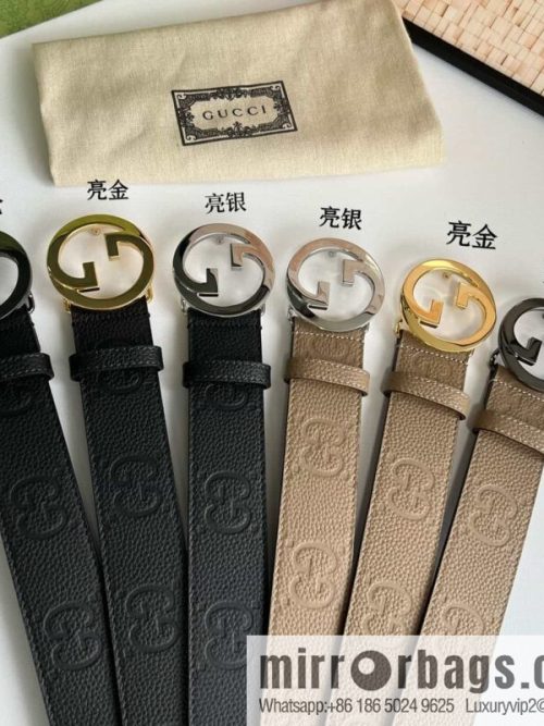 GUCCI Gucci, Round Interlocking Double G Belt
