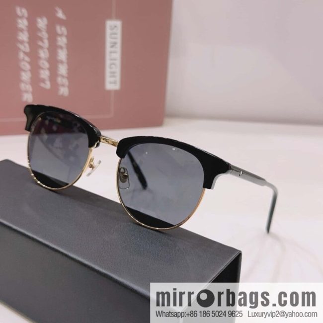 MONTBLANC Montblanc Round Frame Men\'s Sunglasses - Image 2