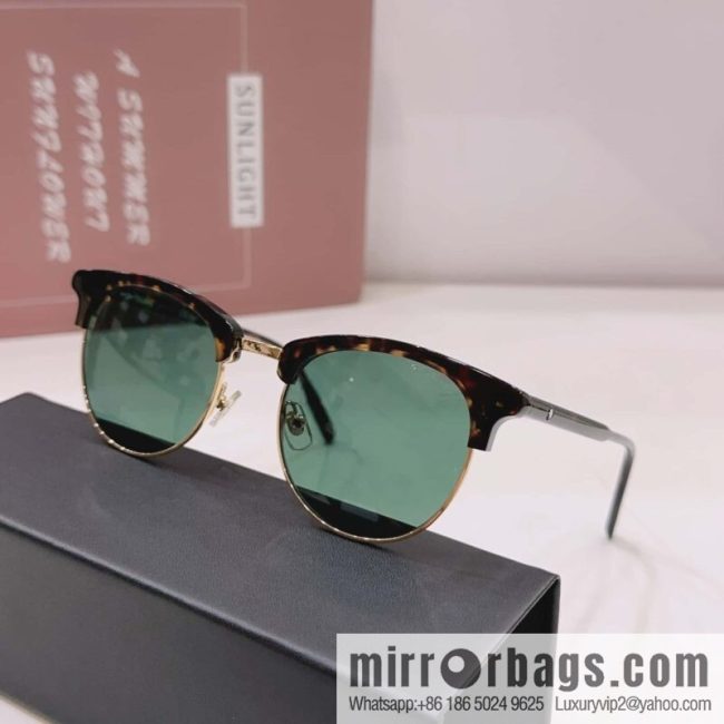 MONTBLANC Montblanc Round Frame Men\'s Sunglasses - Image 4