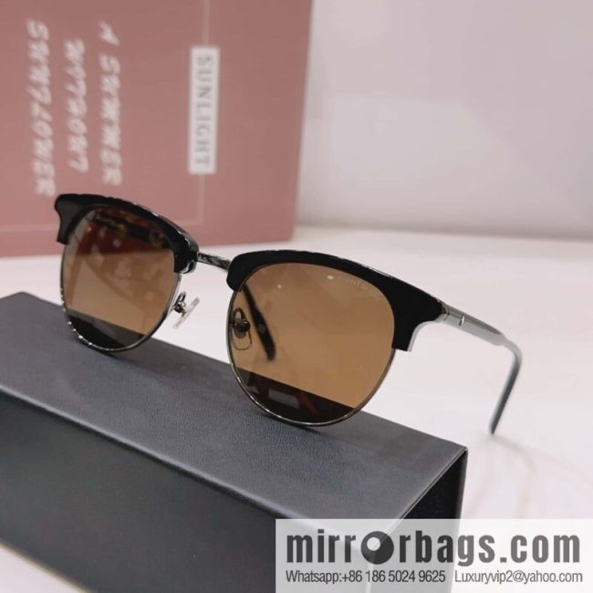 MONTBLANC Montblanc Round Frame Men\'s Sunglasses - Image 5