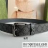Gucci Gucci GG Supreme canvas GG monogram pattern men\'s classic belt 3.5cm.