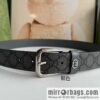 Gucci Gucci GG Supreme canvas GG monogram pattern men\'s classic belt 3.5cm.