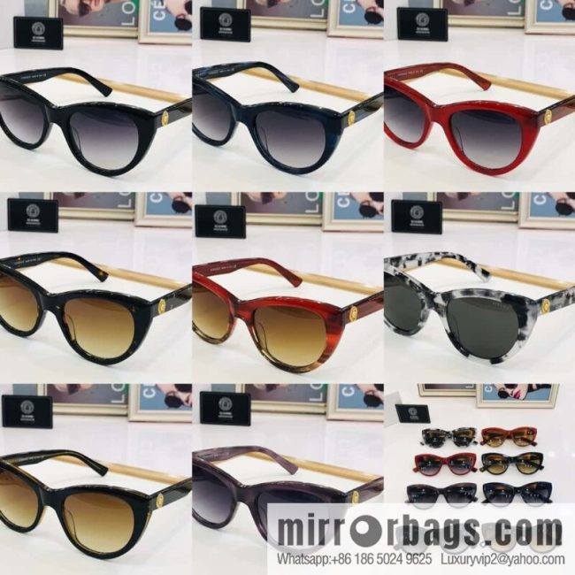 VERSACE Versace high-end plate unisex sunglasses