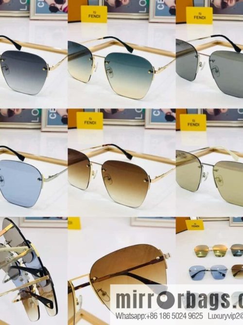 FENDI Fendi original single fashion pull style sunglasses