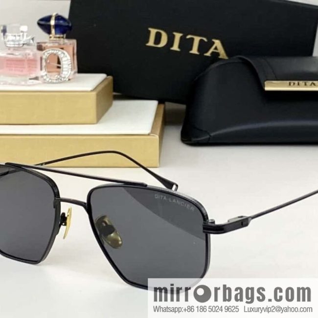 DITA Tita Metal Frame Unisex Sunglasses - Image 3