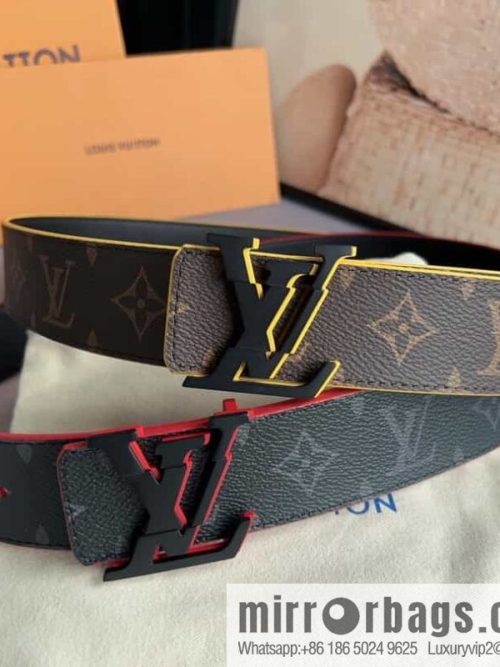 LV Louis Vuitton BROKEN 40mm double-sided belt