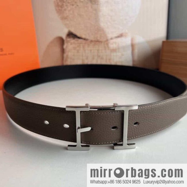 Hermes Hermes 40mm Nathan Double Sided External Belt - Image 6