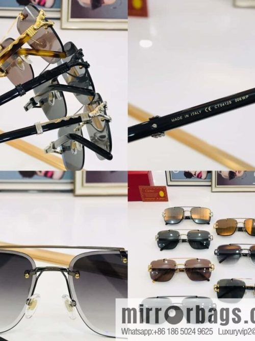 Cartier Rimless Men\'s Sunglasses