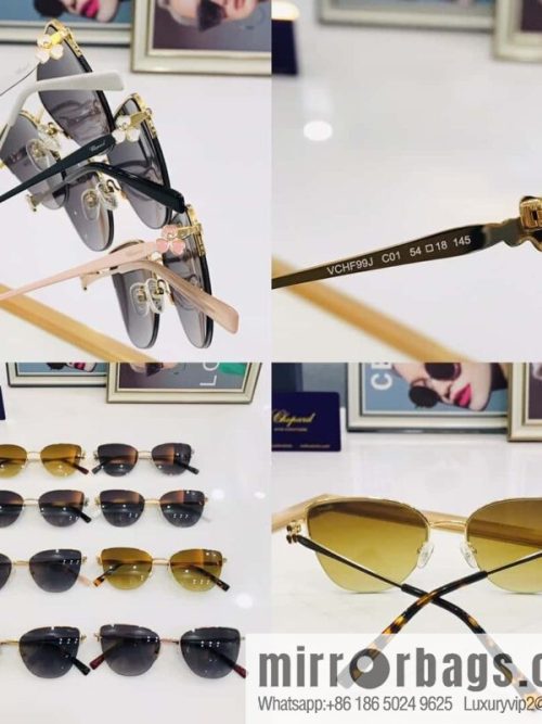 Chopard Metal Framed Unisex Sunglasses