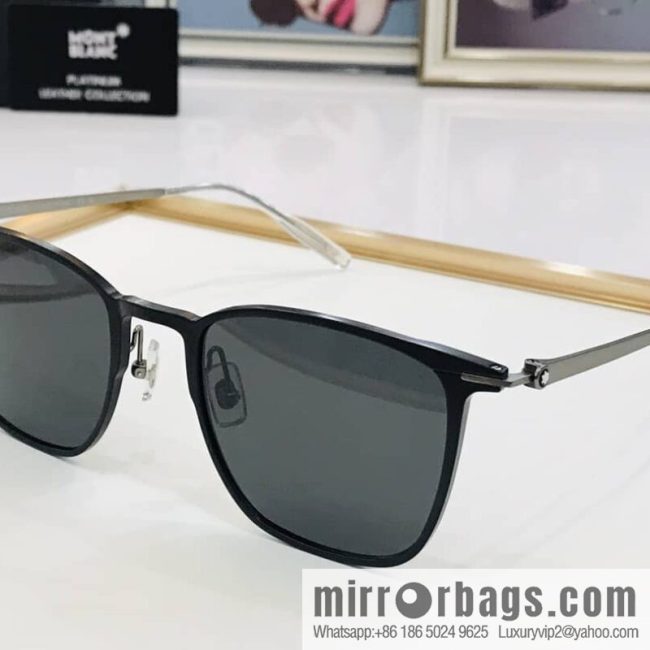 Montblanc pure titanium frame men\'s sunglasses - Image 2