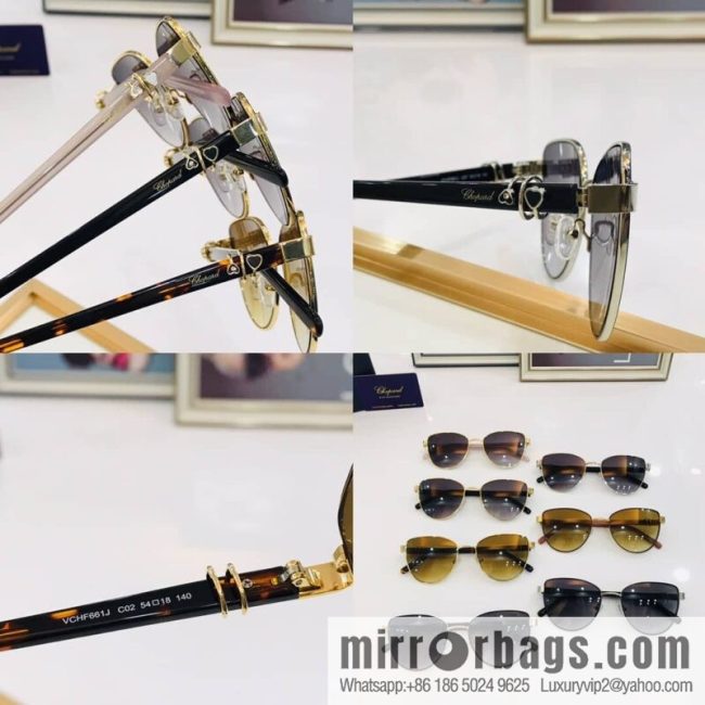 Chopard Metal Framed Unisex Sunglasses