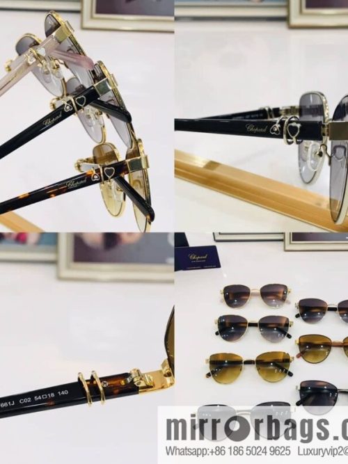 Chopard Metal Framed Unisex Sunglasses