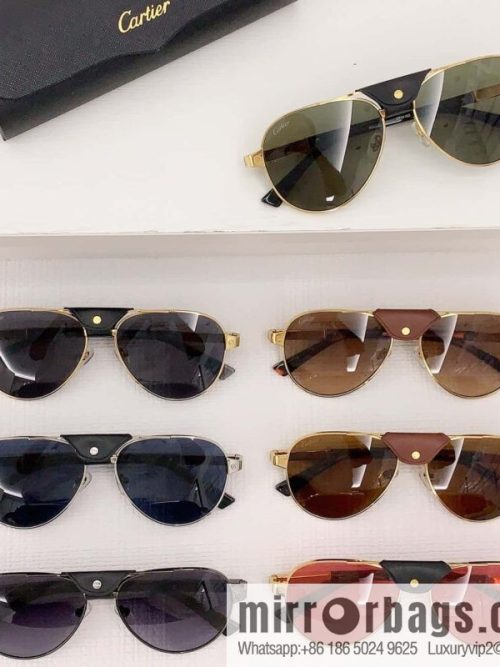 Cartier Metal Sheet Sunglasses