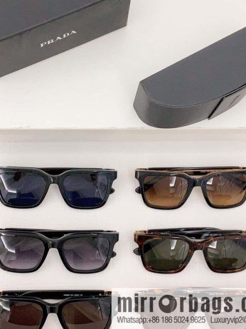 Prada Classic Plate Large Square Unisex Sunglasses