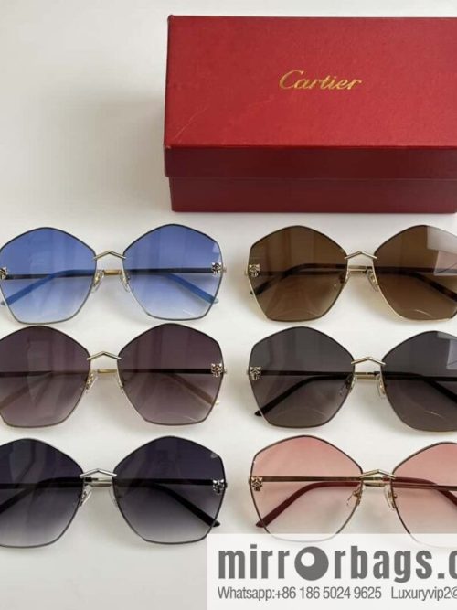 Cartier Cartier Leopard Head Pilot Sunglasses Sunglasses