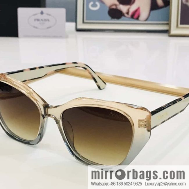 Prada large frame unisex sunglasses - Image 7