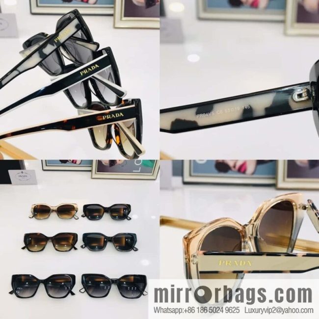 Prada large frame unisex sunglasses