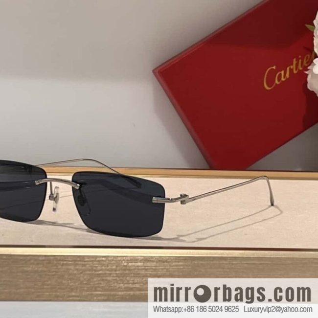 Cartier new men\'s business sunglasses - Image 5